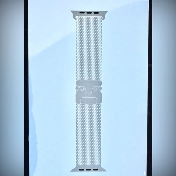 Apple iWatch 49mm NATURAL Titanium Milanese Loop size "L" for UltraII Sealed,NEW - Picture 14 of 14